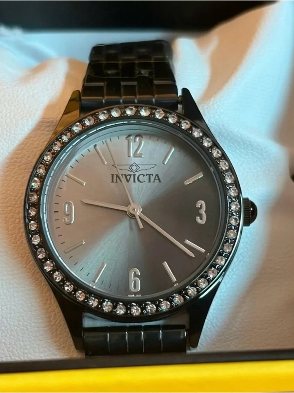 Invicta Celestial Lady Moving Gemstones Rose Gold Plated Mother Of Pearl Luxe!